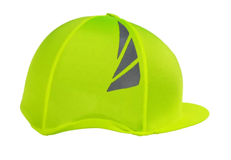 Hy Equestrian Reflector Hat Cover - Yellow